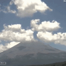 Popocatépetl volcano explosion 2013