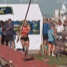 Pole vault break