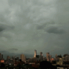 Lightning strikes 3 buildings at the same time - Chicago