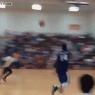 Spectacular alley oop