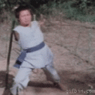 Armless Kung-fu stick tricks