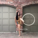 Cool hula hoop trick