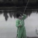Kid vs. fish