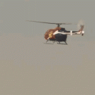 Helicopter doing a loop