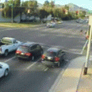 Intersection car crash