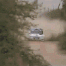 Rally car crashes, flipping several times