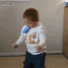 Kid blowing balloon fail