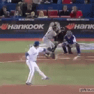 Pitcher makes catch