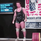 Dancing weight lifter (Donny Shankle)