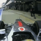 Lewis Hamilton 3.3-second pit stop