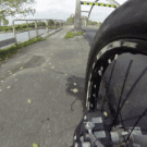 Bike on a bridge