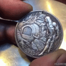 Intricate coin design