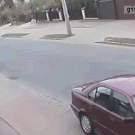 Drunk almost hit by truck
