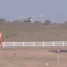 Plane hits SUV while landing