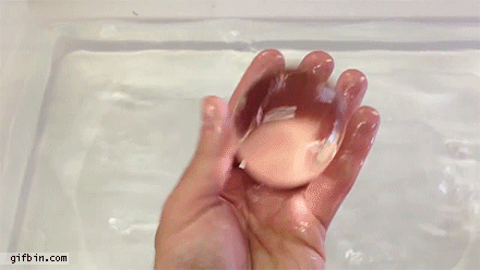 Polymer Balls Are Invisible In Water Best Funny Gifs Updated Daily