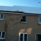 Roof avalanche
