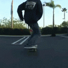 Skateboarder gets hit by car