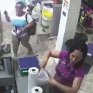 Bird robs woman in store